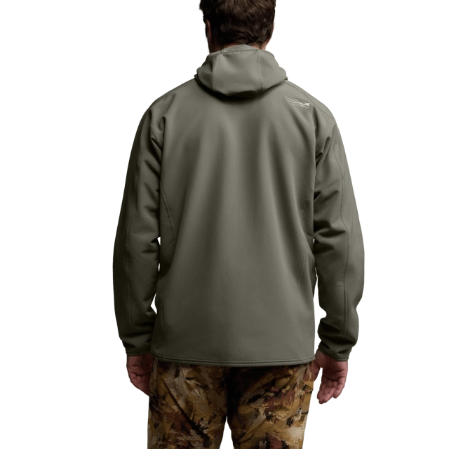 Sitka Alpha Fleece Hooded Jacket - Bark Brown