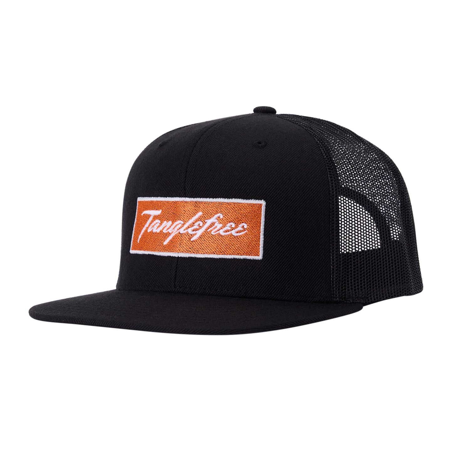 Tanglefree Black Wool Flatbill Hat