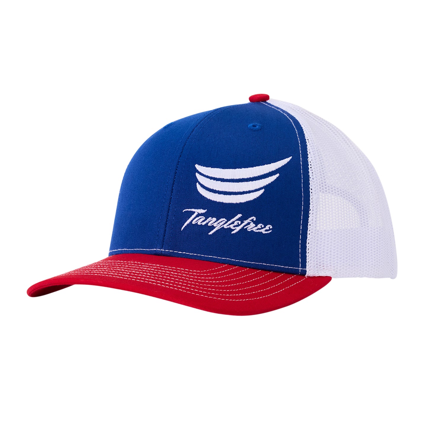 Tanglefree Trucker Hat Red White & Blue