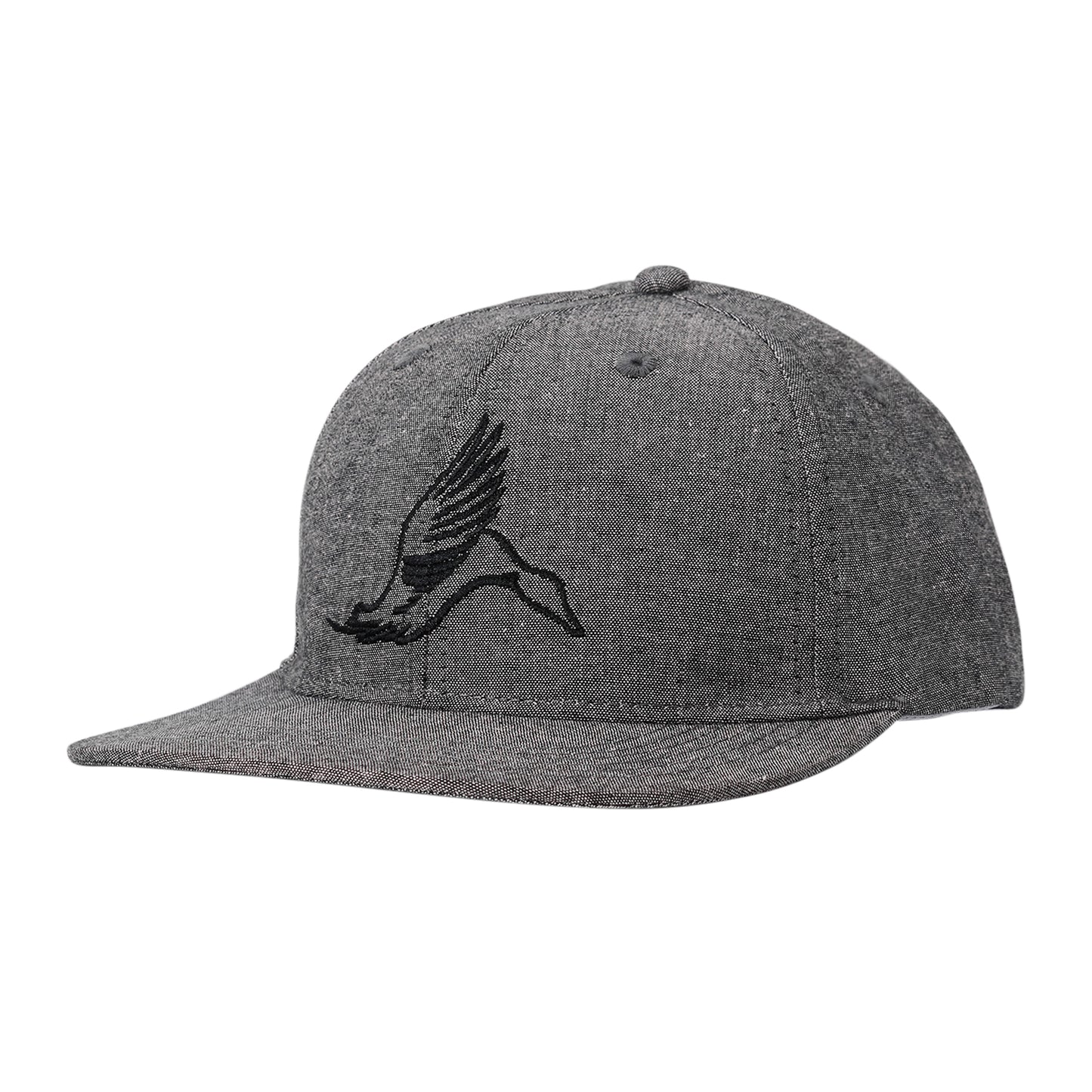 Tanglefree Dark Charcoal Flatbill Hat