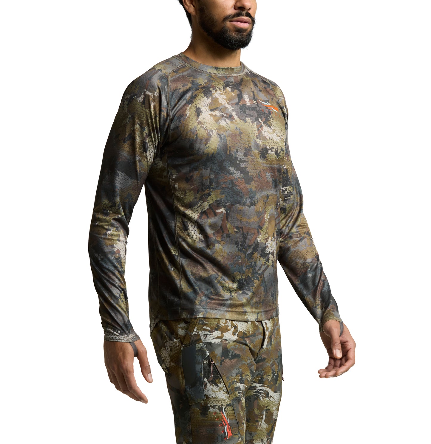 Sitka Core Lightweight Crew LS Optifade Timber