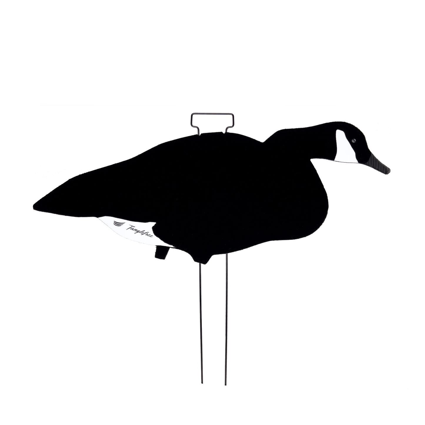 Fully Flocked Black and White Canada Skinny Decoys (12 Pack)