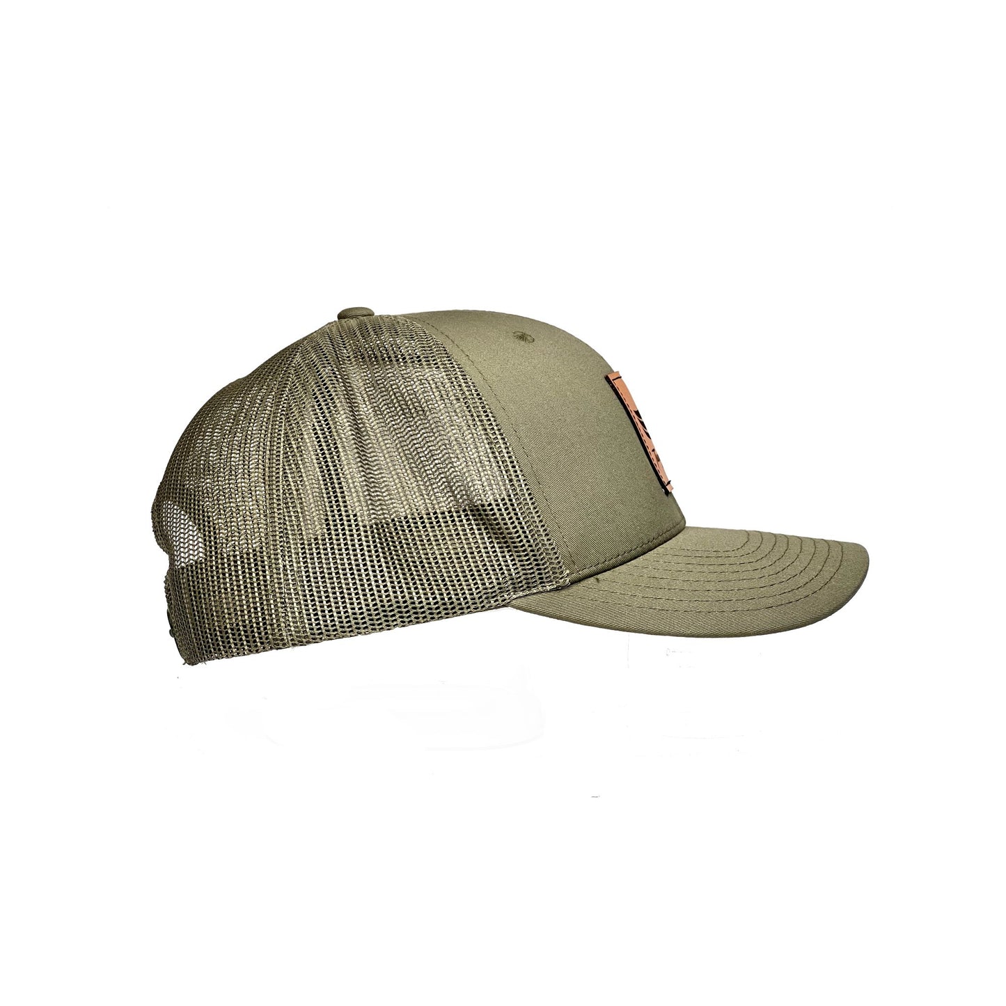 Tanglefree Leather Patch Trucker Hat