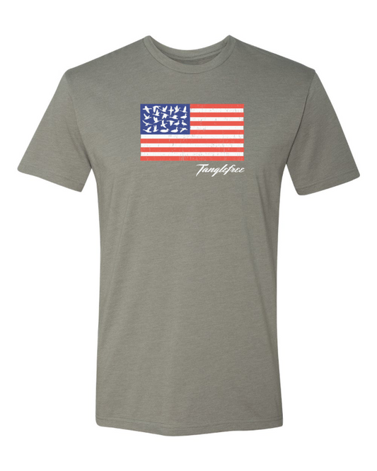 Birds of A Feather Vintage Flag T