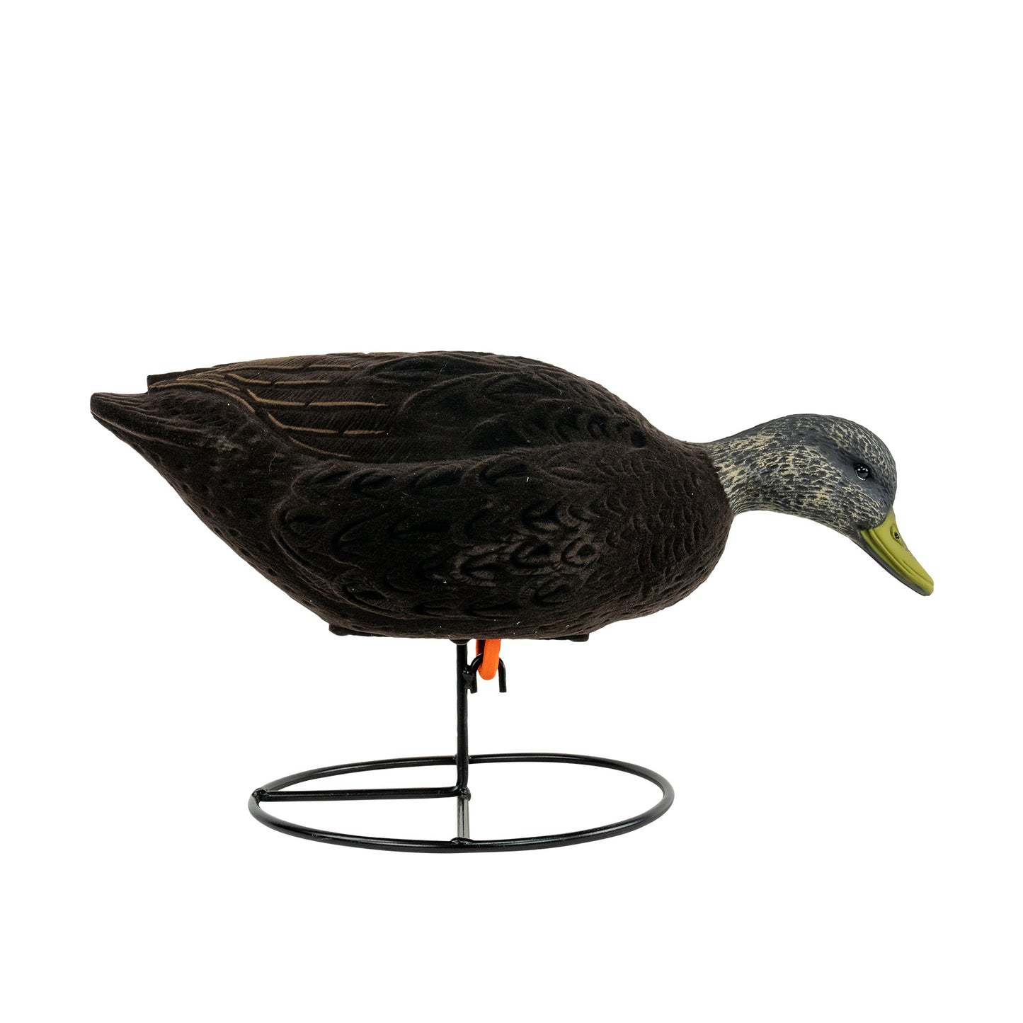 Flight Fully Flocked Full Body Black Duck