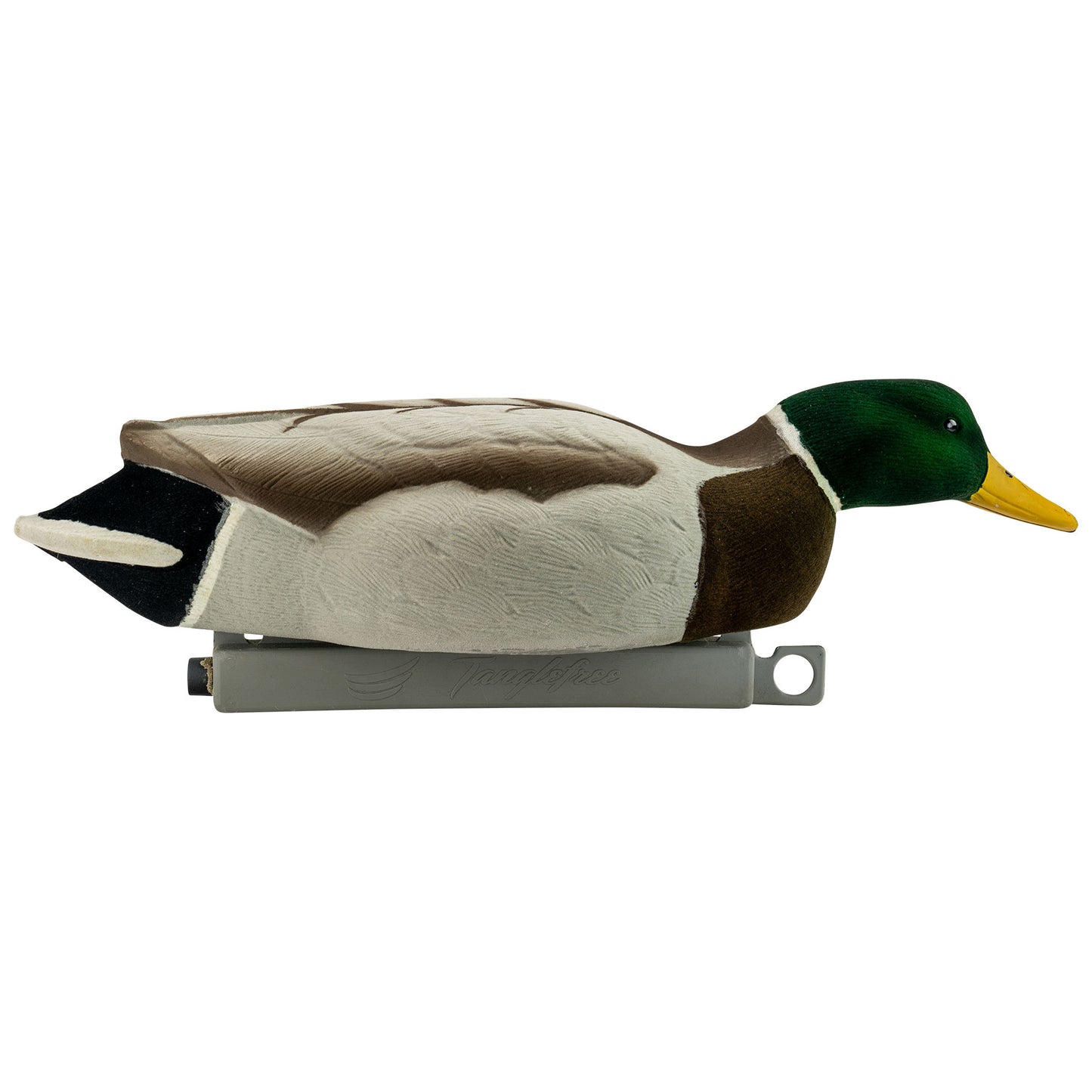 Mallard drake decoy side angle image