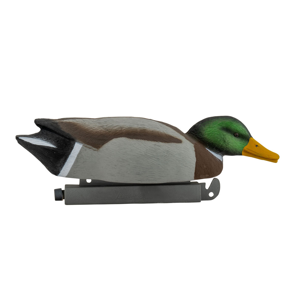 Mallard drake decoy side angle image