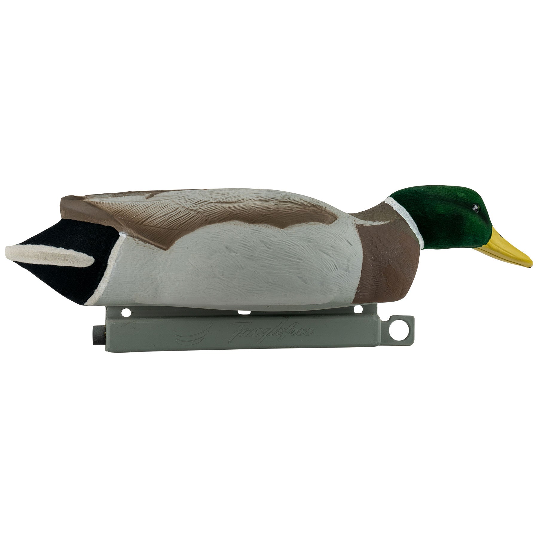 Mallard drake decoy side angle image