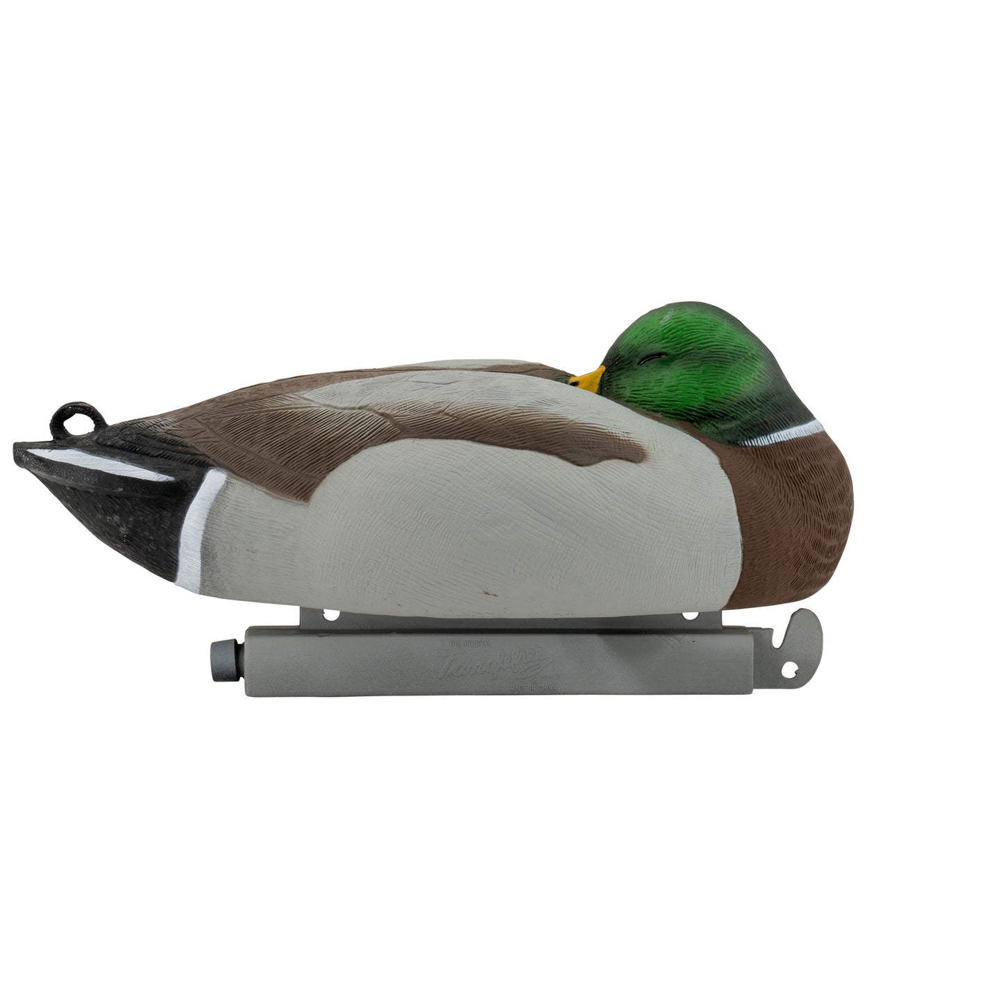 Mallard drake decoy side angle image