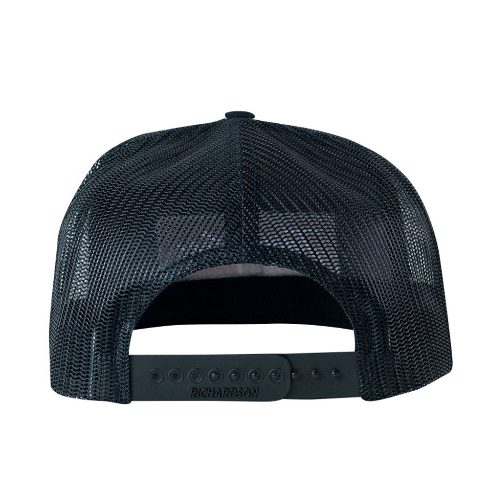 Tanglefree Black Wool Flatbill Hat