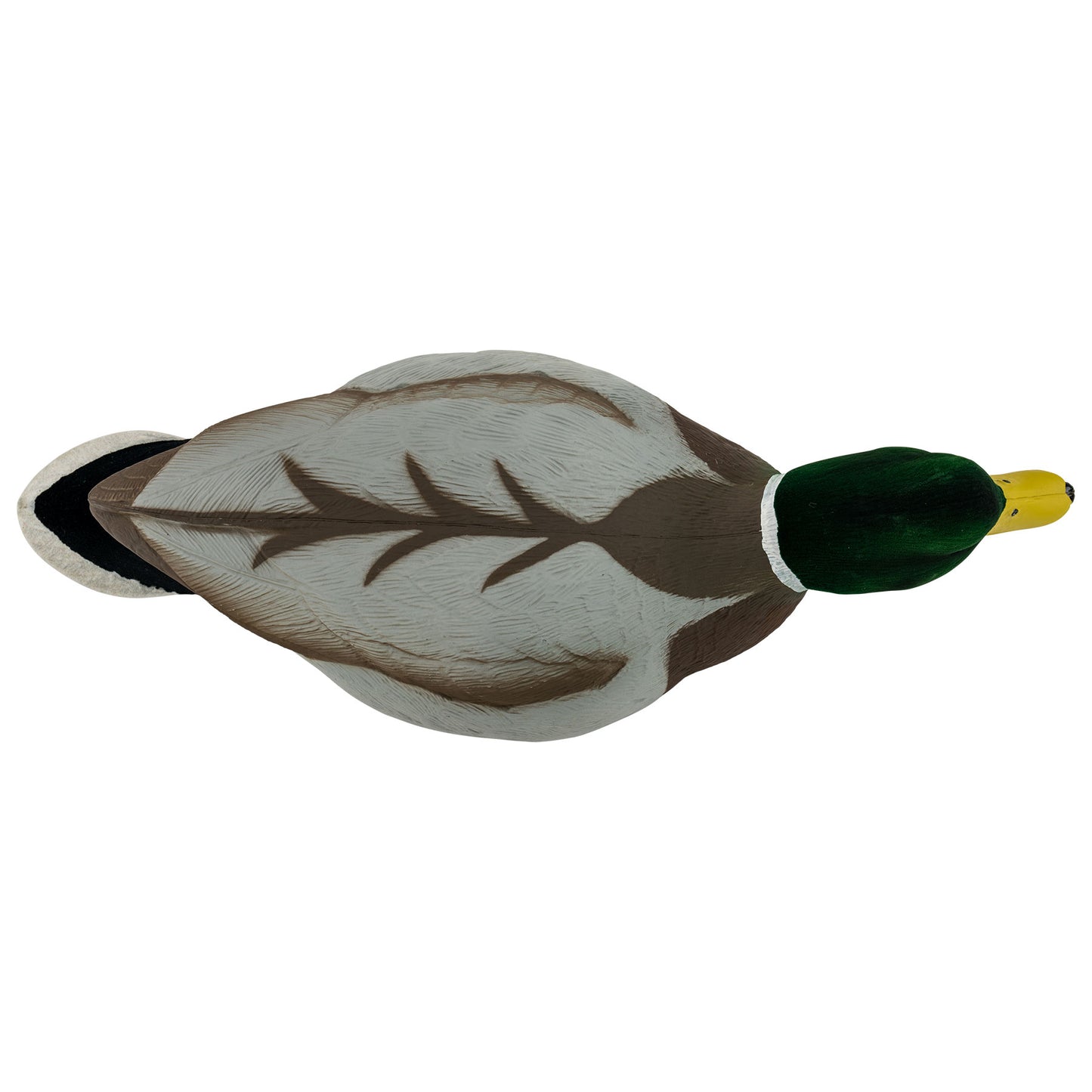 Mallard drake decoy top down image