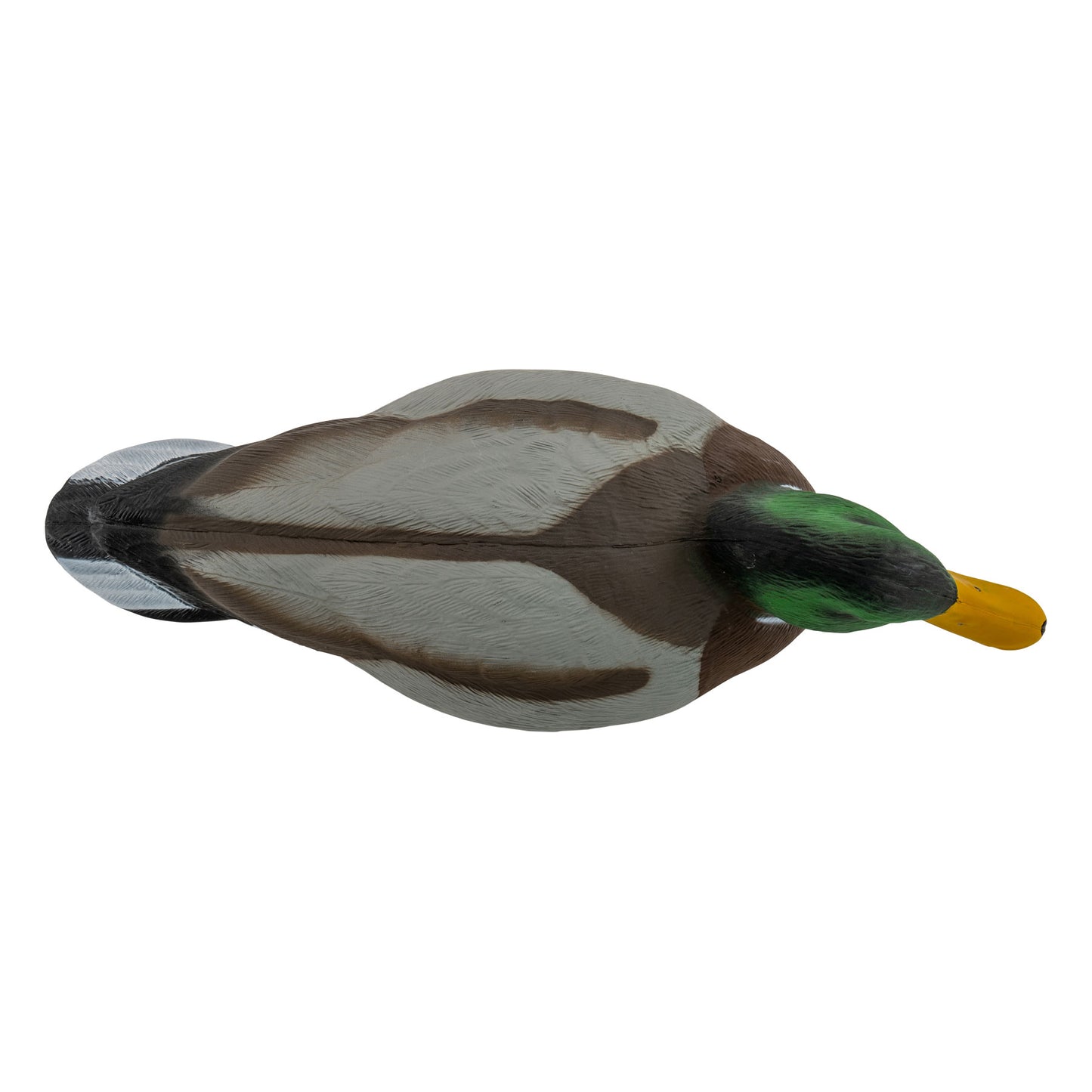 Mallard drake decoy top down angle image