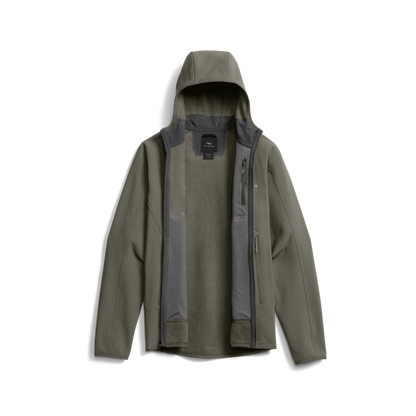 Sitka Alpha Fleece Hooded Jacket - Bark Brown