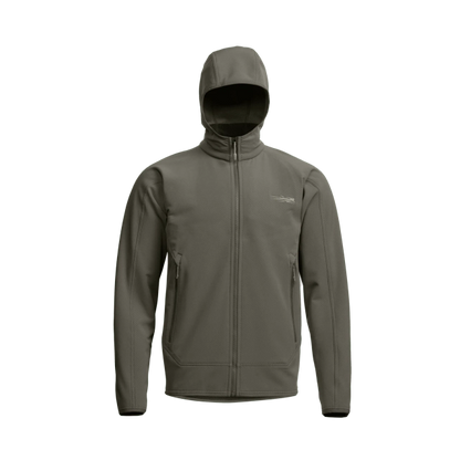 Sitka Alpha Fleece Hooded Jacket - Bark Brown