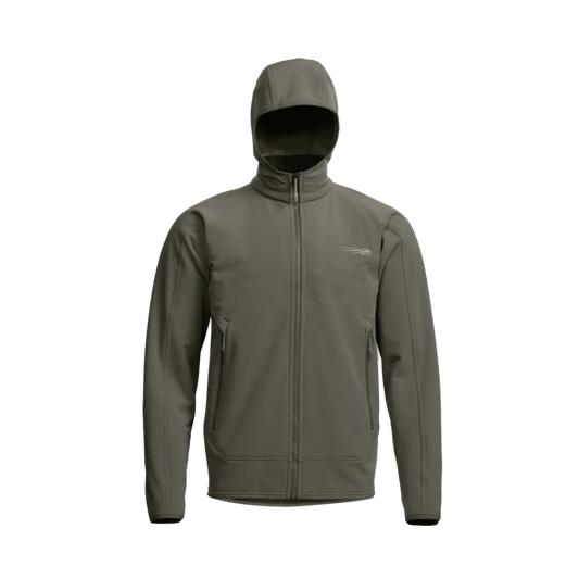 Sitka Alpha Fleece Hooded Jacket - Bark Brown