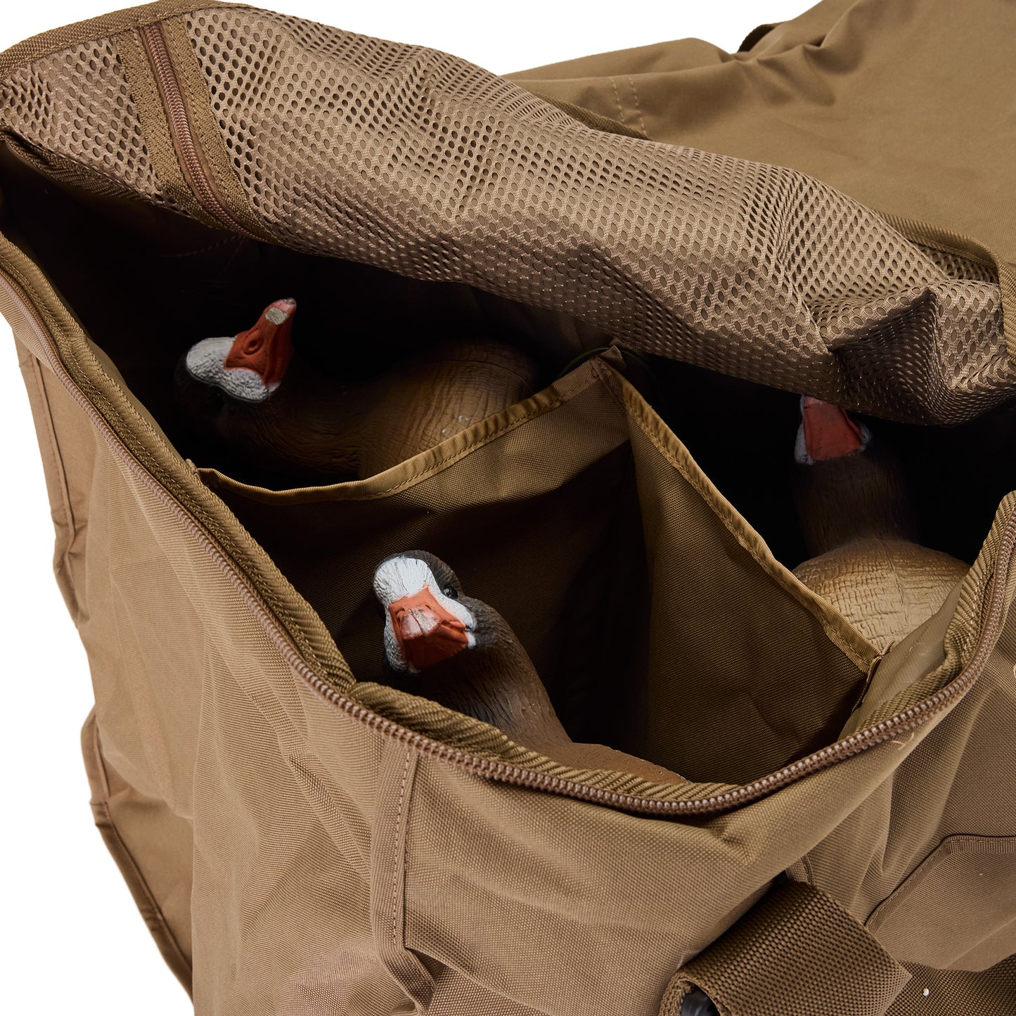 Deluxe 6 Slot Goose Decoy Bag - Dirt