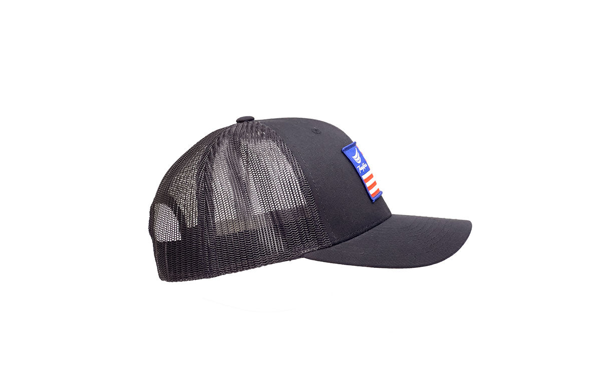 Tanglefree Flag Patch Trucker Hat