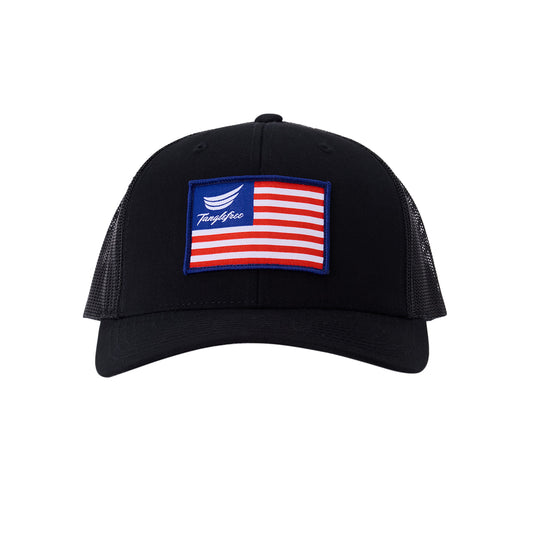 Tanglefree Flag Patch Trucker Hat