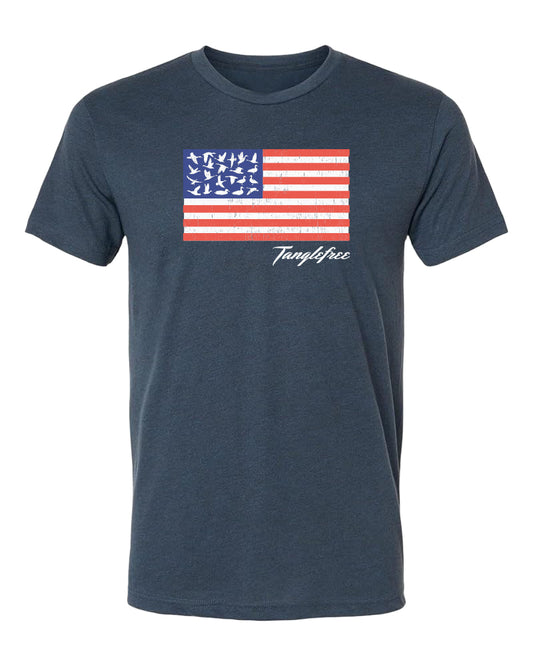 Birds of A Feather Vintage Flag T-shirt
