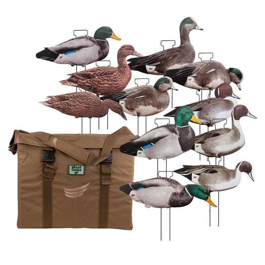 Skinny Duck Decoys with FREE Skinny Dirt Decoy Bag 60-Pack
