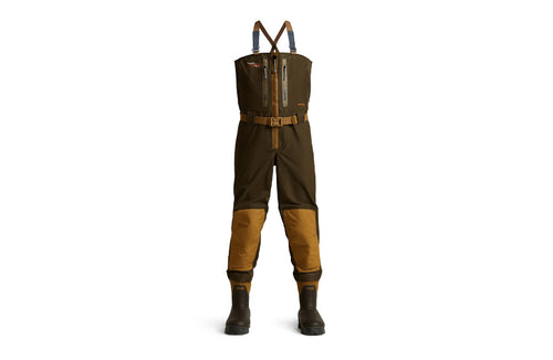 Sitka Delta Zip Wader Earth