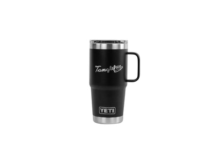 Tanglefree Engraved 50th Anniversary 20 oz Yeti Travel Mug - Black
