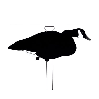 Fully Flocked Black and White Canada Skinny Decoys (12 Pack)