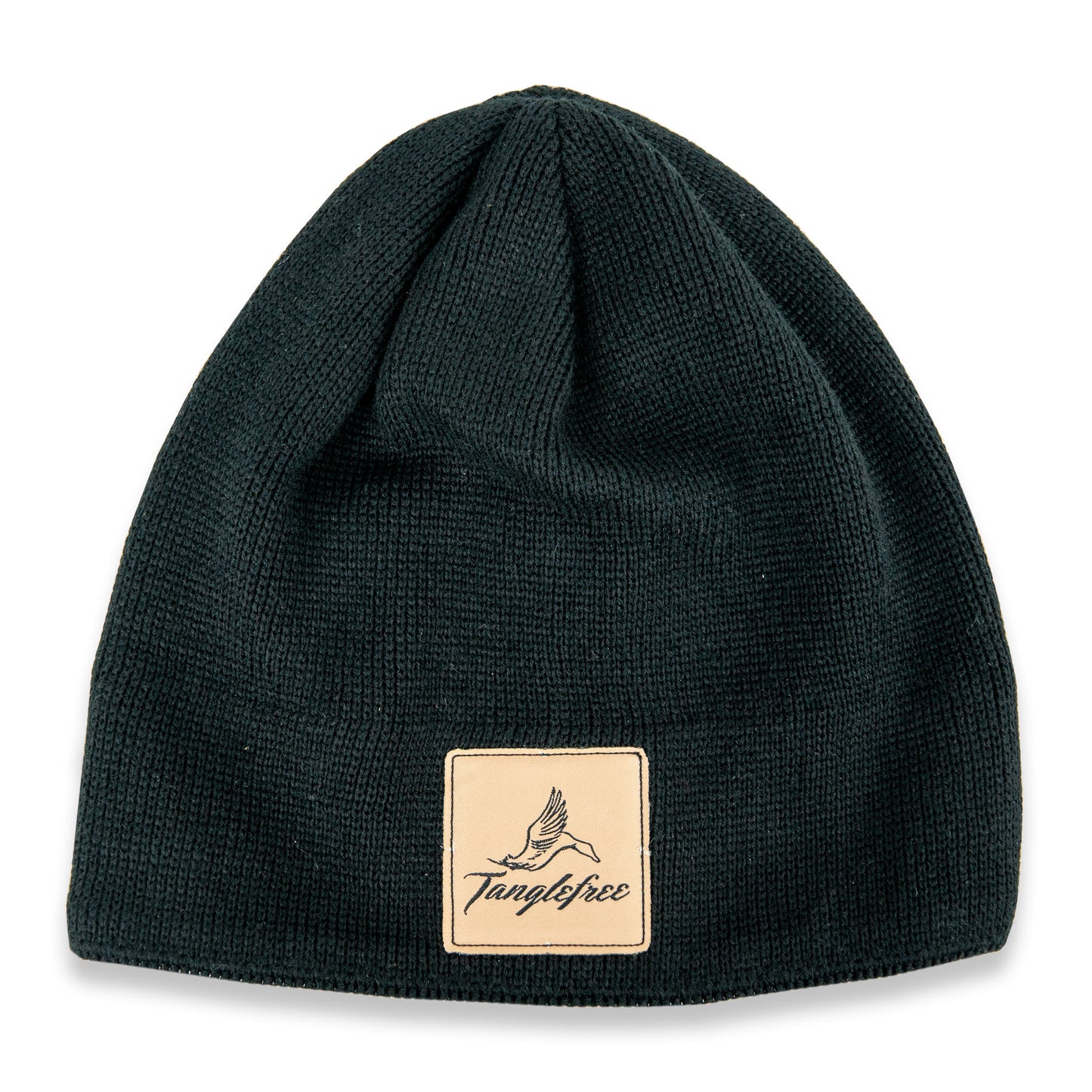 Tanglefree Black Beanie Square Patch