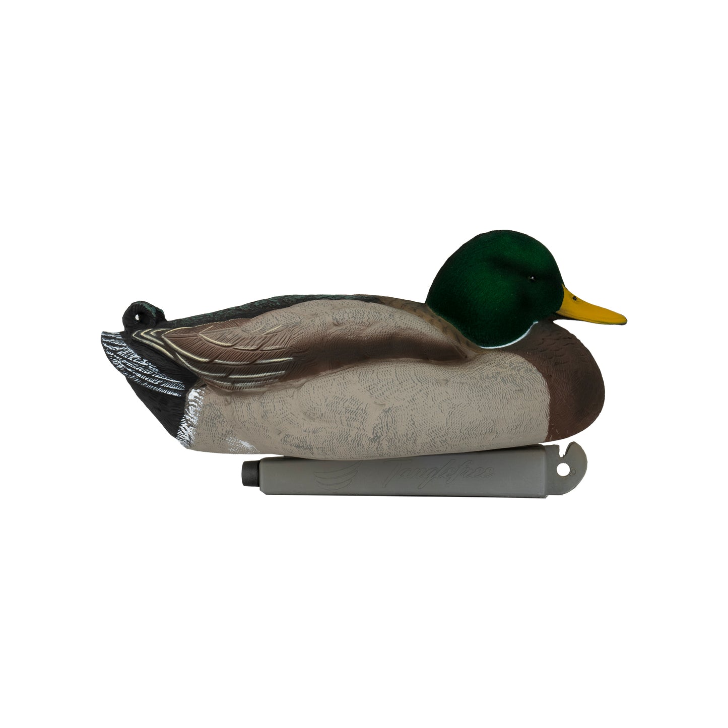 Mallard drake decoy side angle image