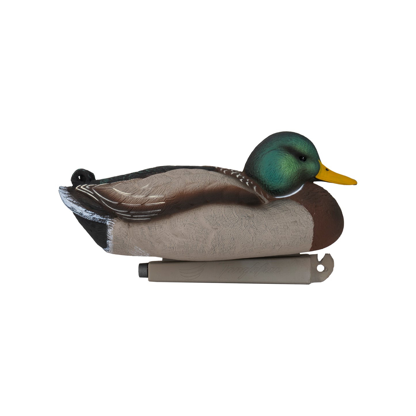 Mallard drake decoy side angle image