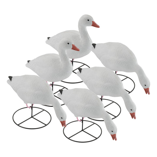 Pro Full Body Snow Goose Decoy Combo 6-Pack