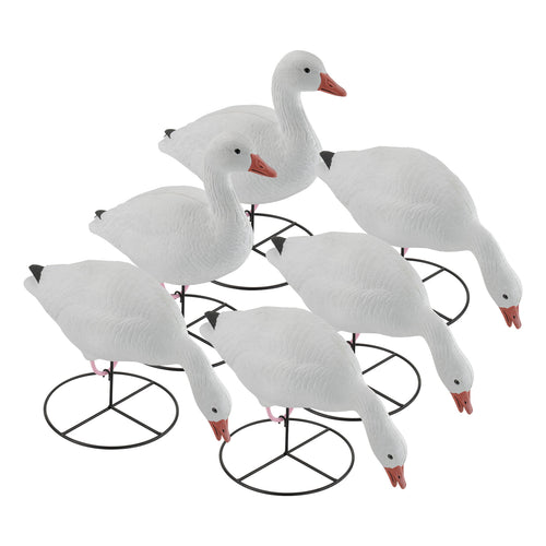 Pro Full Body Snow Goose Decoy Combo 6-Pack