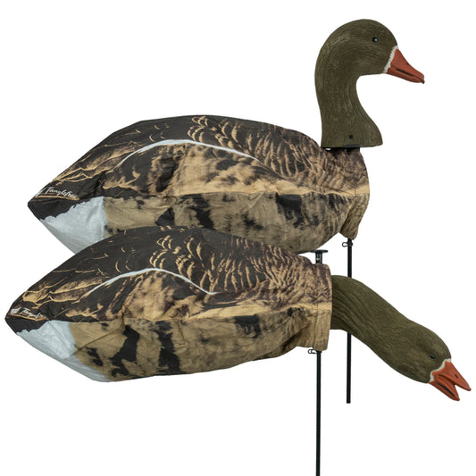Specklebelly Goose Slammer Sock – 12 Pack w/ Flocked 3d Head / Pre-Assembled