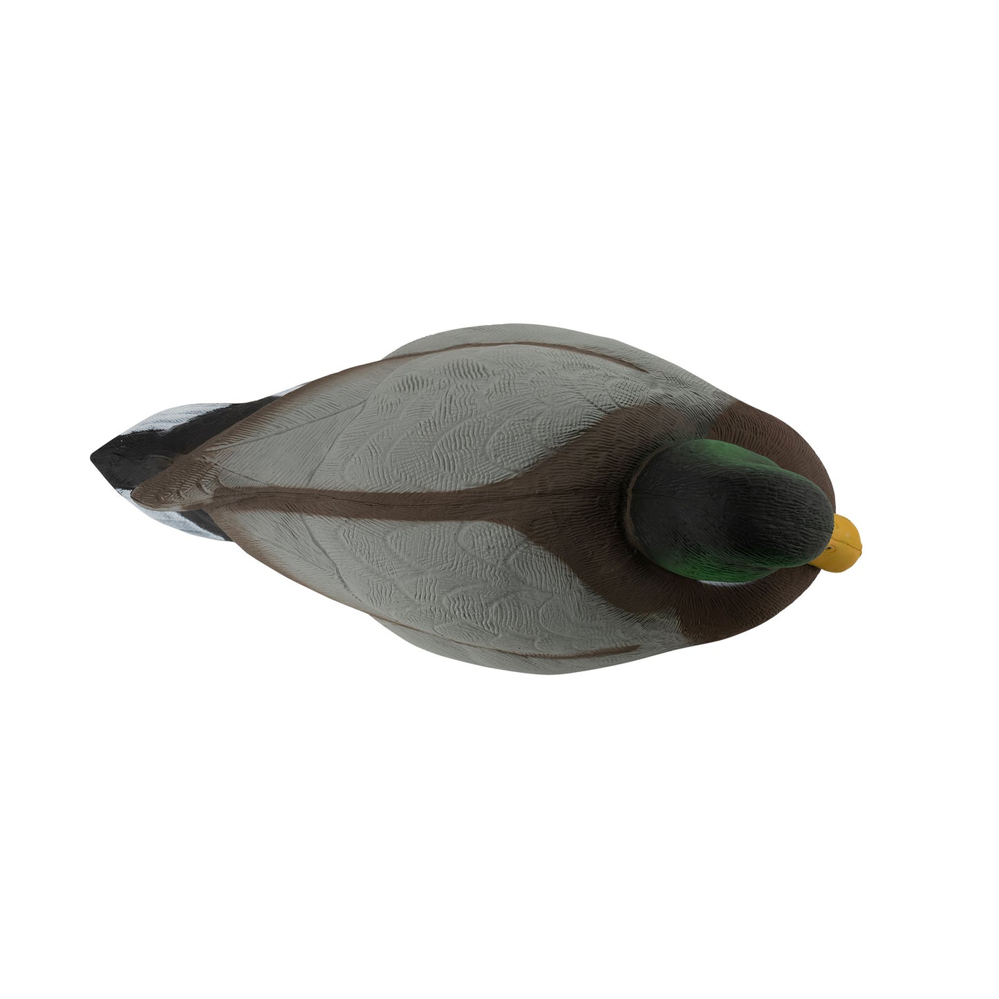 Mallard drake decoy top down image